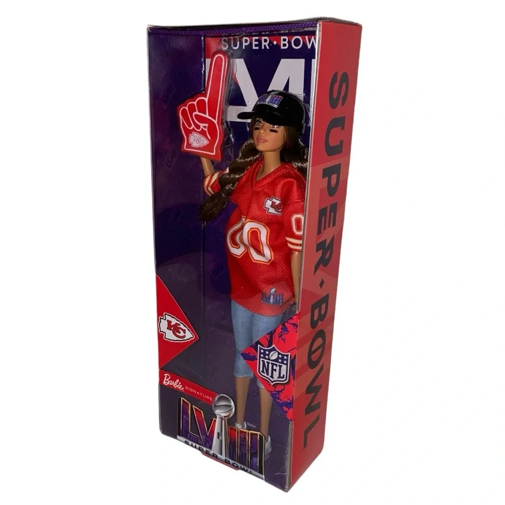 Barbie KC Chiefs NFL Super Bowl Doll